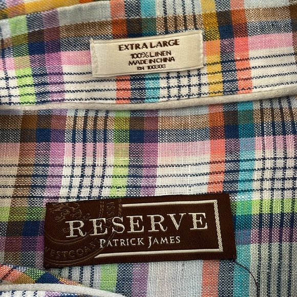 Patrick James Reserve Size X-Large 100% Linen - Picture 8 of 8